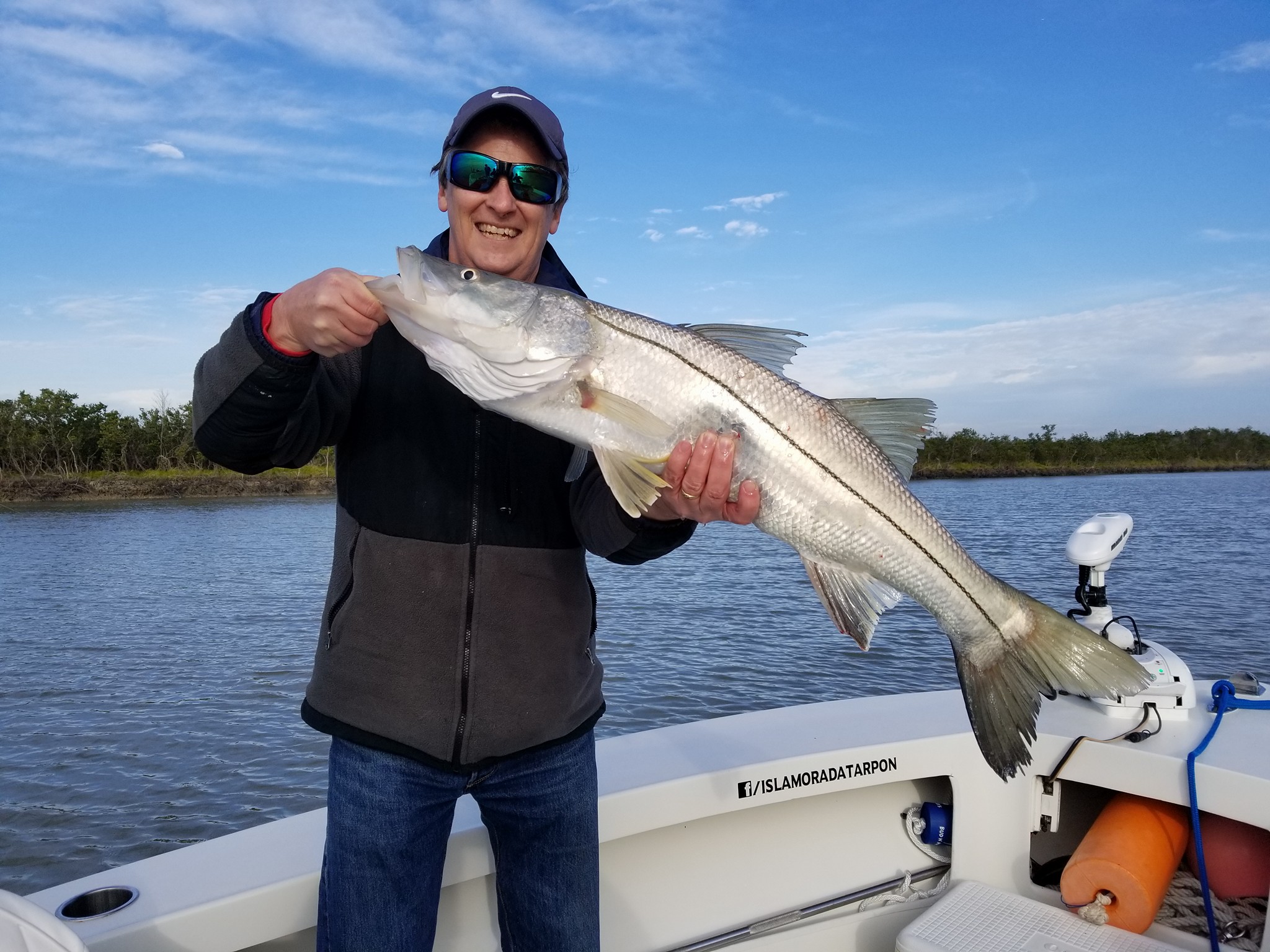 1/20/18 January key largo tarpon fishing report Key Largo Fishing Report